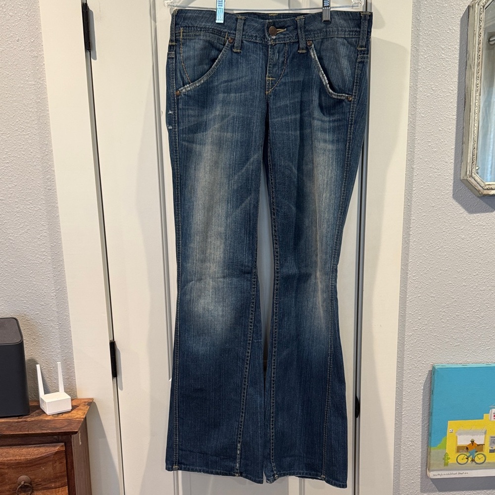 True Religion Dark Blue Flare Jeans
